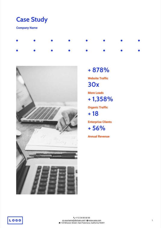 Free proposal digital marketing template