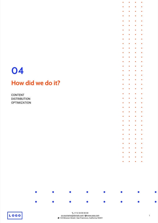 Free proposal digital marketing template