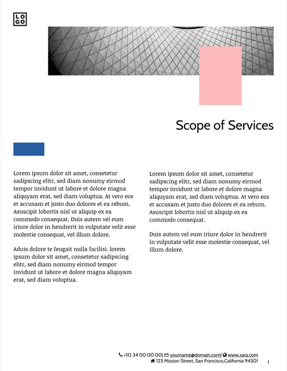Free proposal digital marketing template