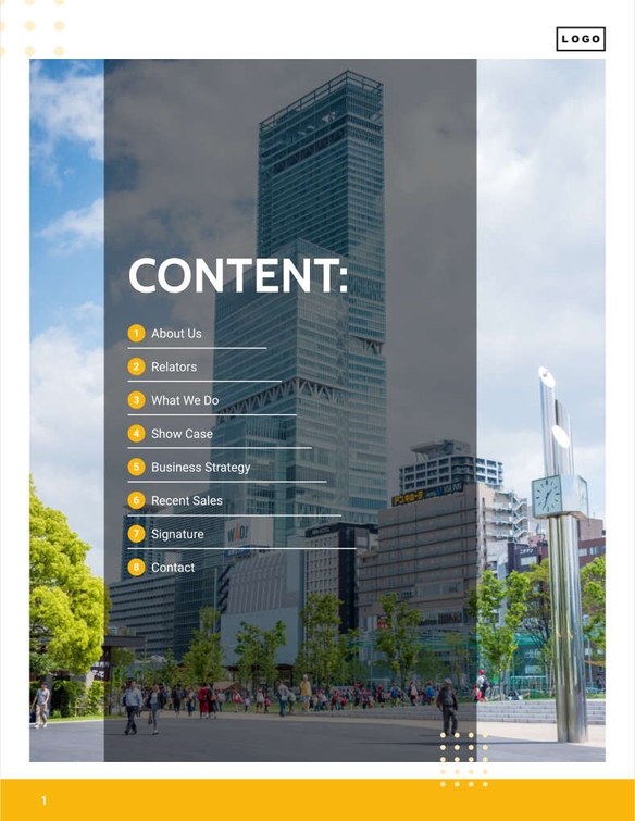 Free proposal modern template