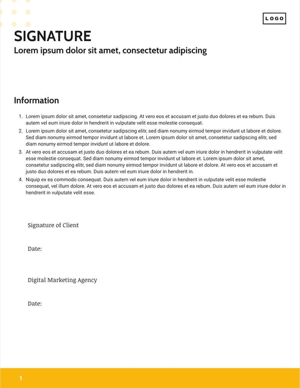 Free proposal modern template