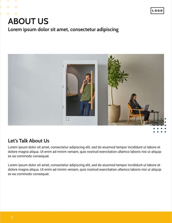 Free proposal modern template