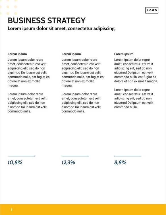 Free proposal modern template
