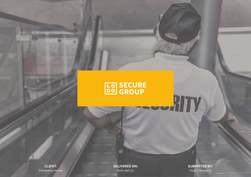 Free proposal security template