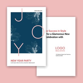 Free real estate – postcard template
