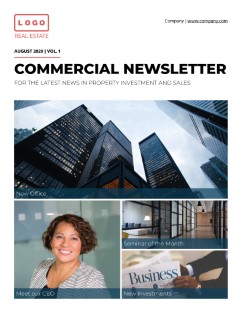 Commercial newsletter template