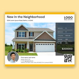 Xara real estate Window Display template