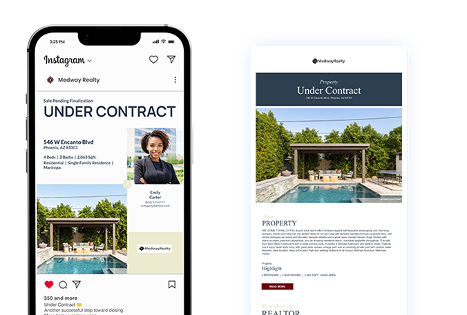 Listing automation under contract campaign