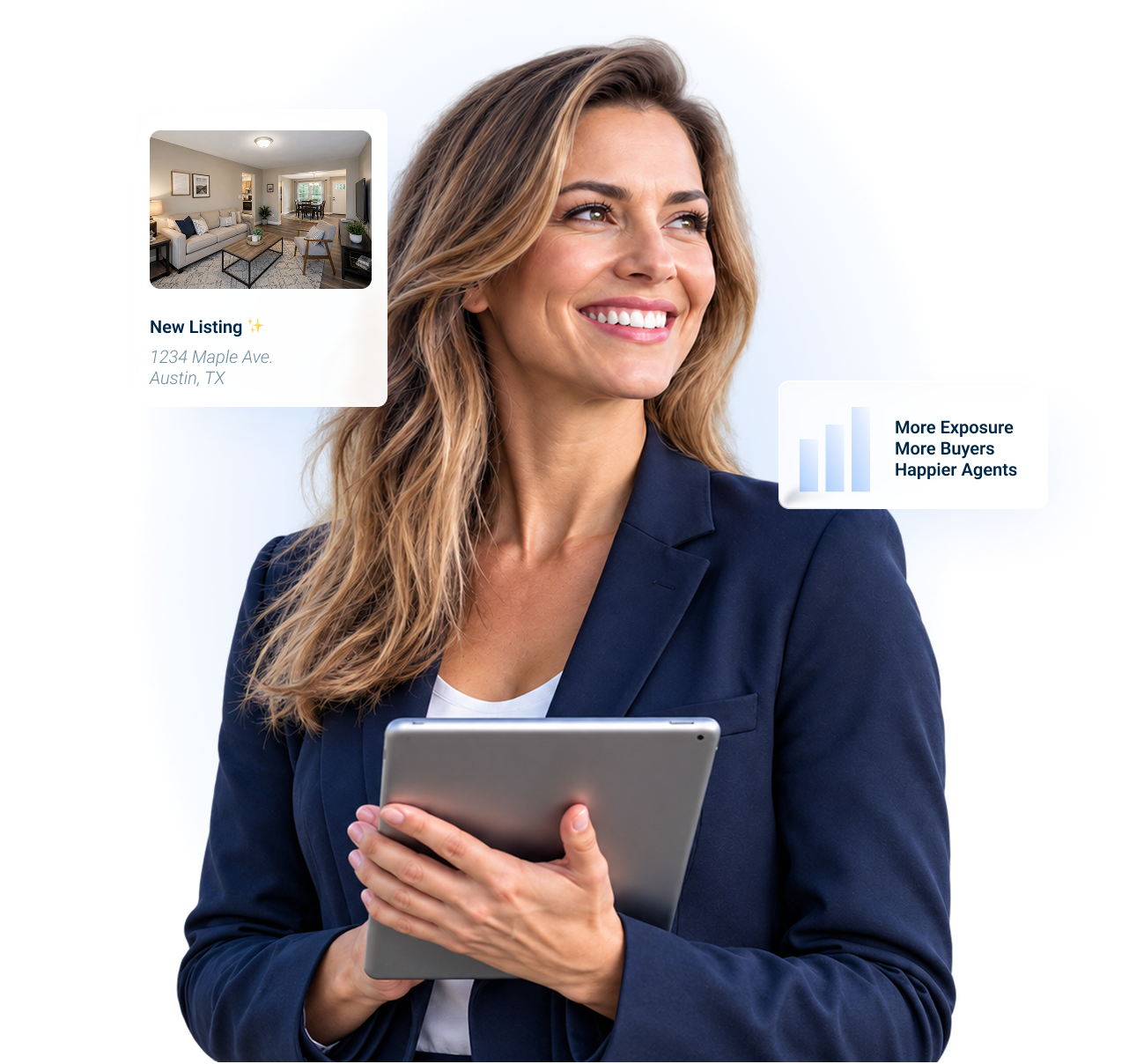 Customer Stories - Happy real estate agent