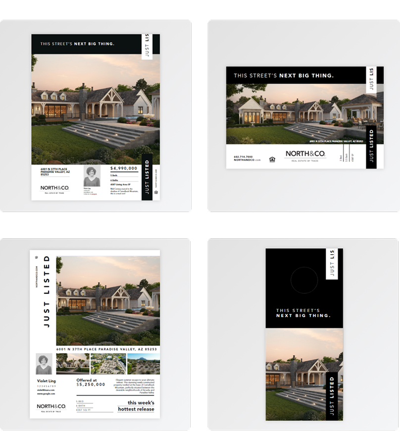 North & Co. real estate templates